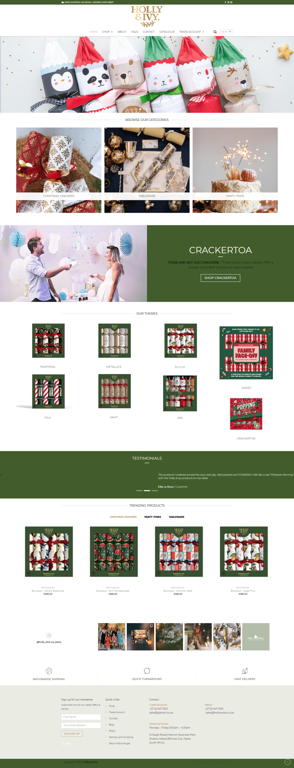Satin Candy Website Screenshot